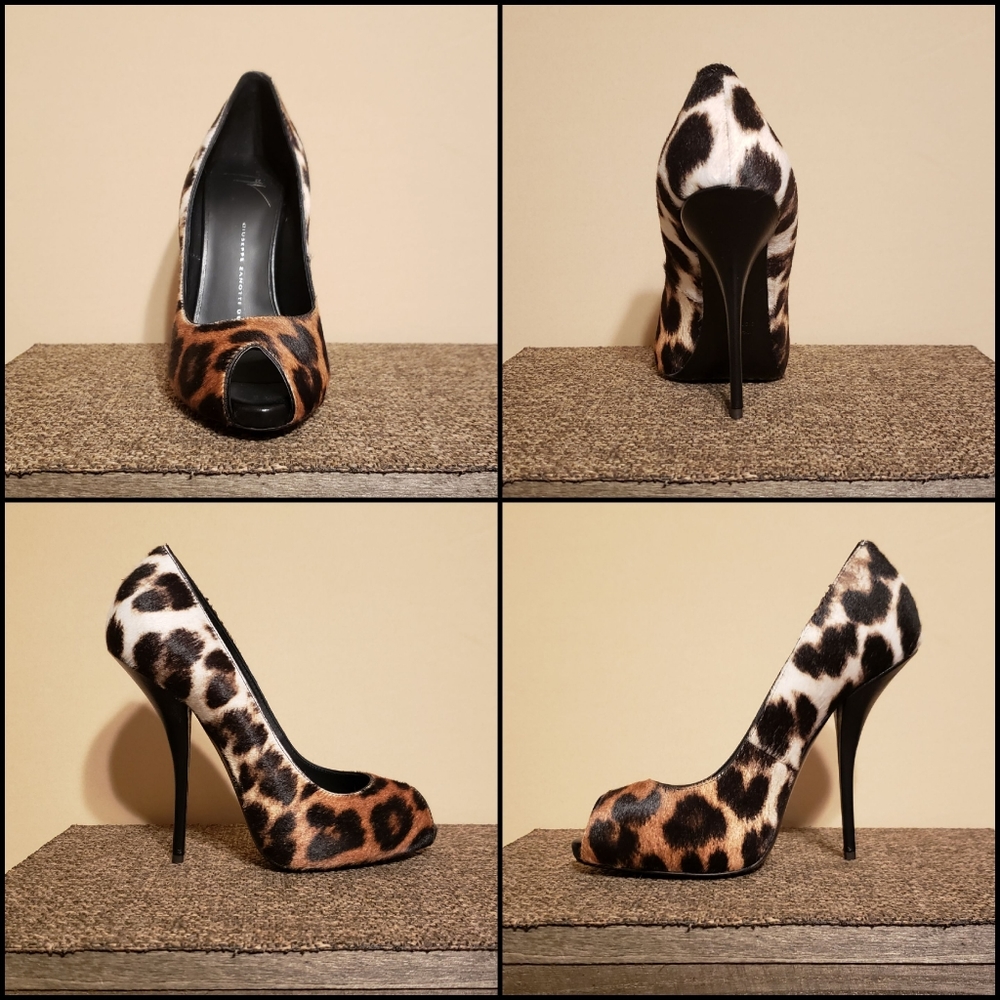 $1,195 Giuseppe Zanotti Leaopard Pumps - Picture 2 of 8